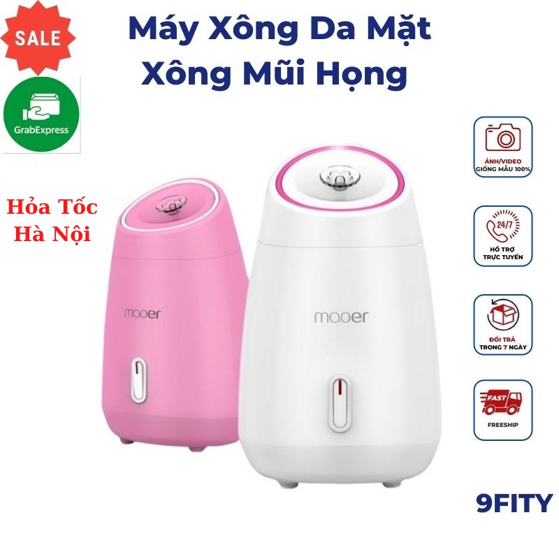 Máy Xông Mặt Thảo Dược Hoa Quả Tươi MAOER MR-Z1 2 IN 1, làm sạch da, massage mặt từ nguyên liệu thiên nhiên