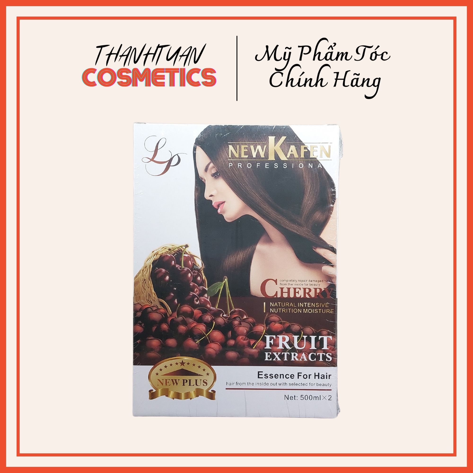 Màu nhuộm tóc New Kafen nhuộm đen tóc không dính da đầu 500ml x 2 túi A và B - hàng chính hãng