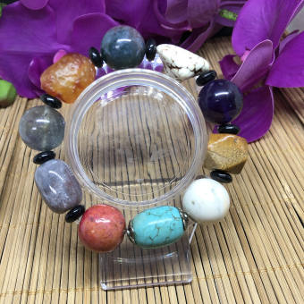 VÒNG TAY ĐÁ ĐA SẮC - HDS001