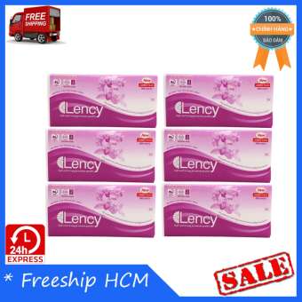 Combo 6 gói Khăn giấy lụa Lency 280 tờ (2 lớp)
