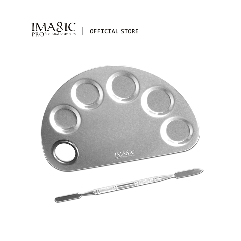 IMAGIC Stainless Steel Paint Palette for Water Color Acrylic Makeup