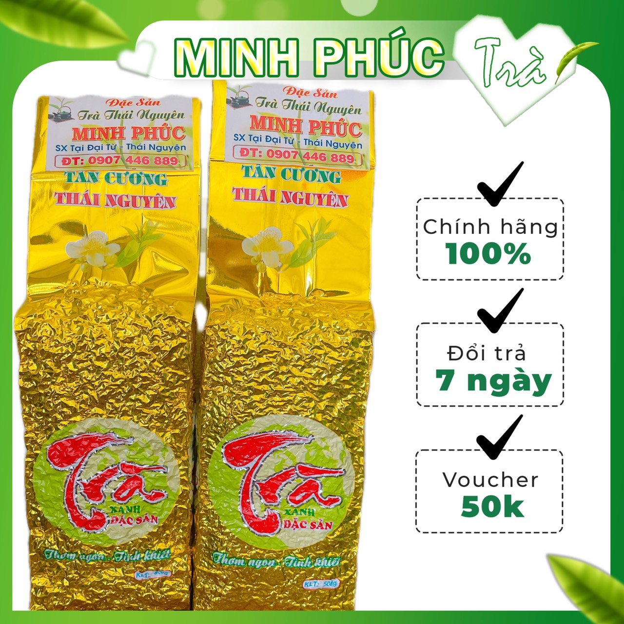 1kg trà đặc sản thái nguyên