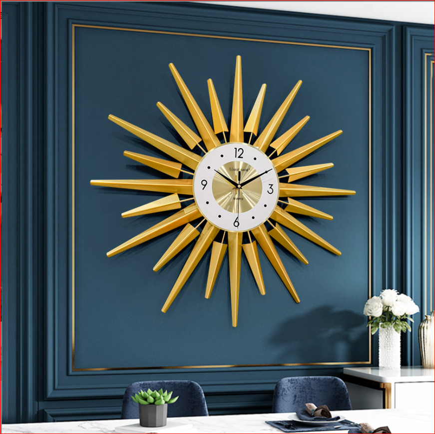 Đồ nội thất, decor trang trí đồng hồ treo tường, đồng hồ trang trí decor vòng mã 596