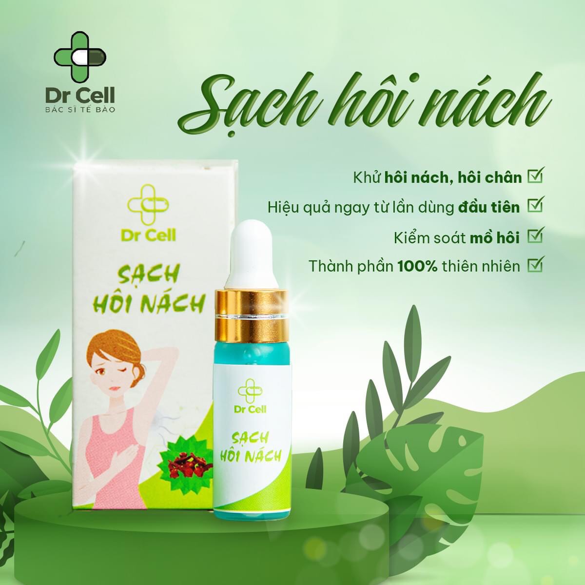 Sạch hôi nách dr cell