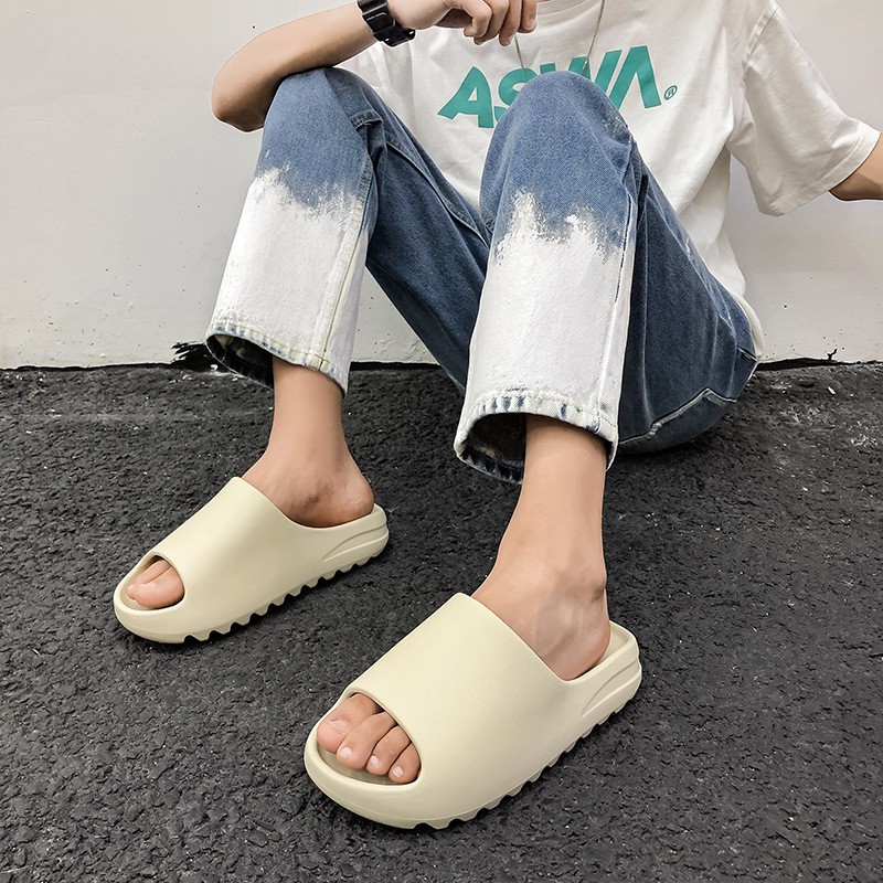 Dép nam nữ a.didas yeezy slide 350 màu trắng bone