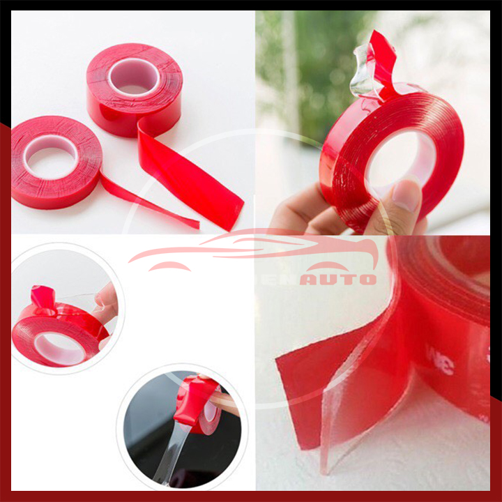 Keo Acrylic 2 Mặt Trong Suốt Siêu Dính