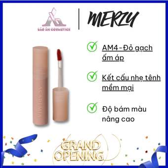 Son Kem Lì Merzy Academia Đỏ gạch ấm áp #AM4