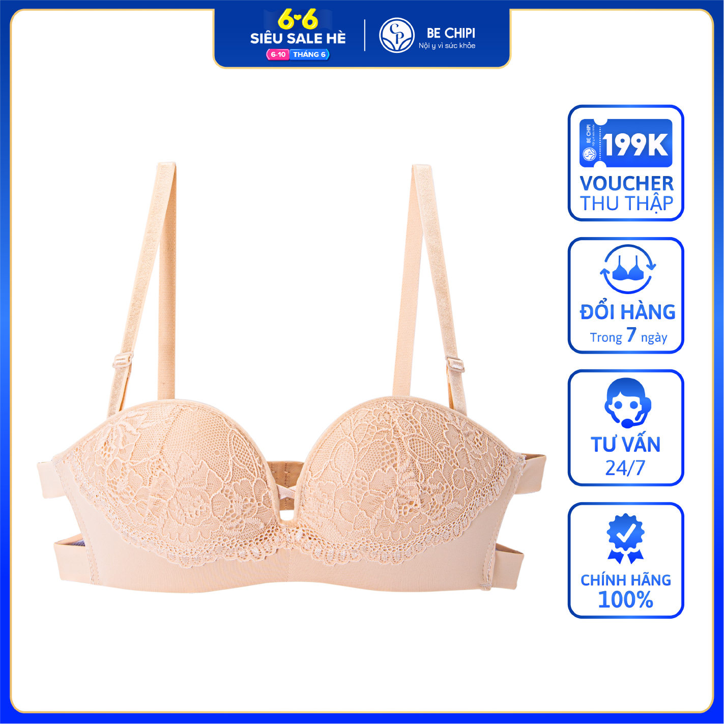 Áo ngực bechipi, áo lót nữ cup không gọng, áo lót đệm nâng ngực êm ái nhẹ nhàng al0903
