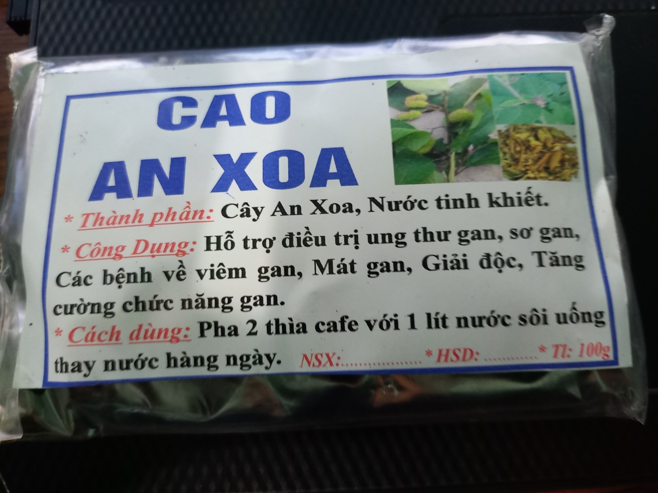 Cao an xoa 100gram