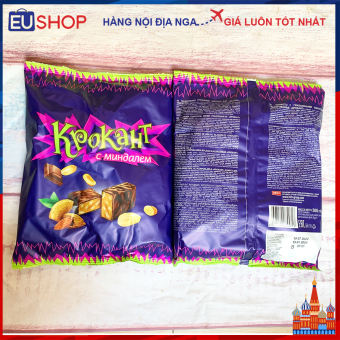 Kẹo hạnh nhân tím Krokant Nga - Gói 500G