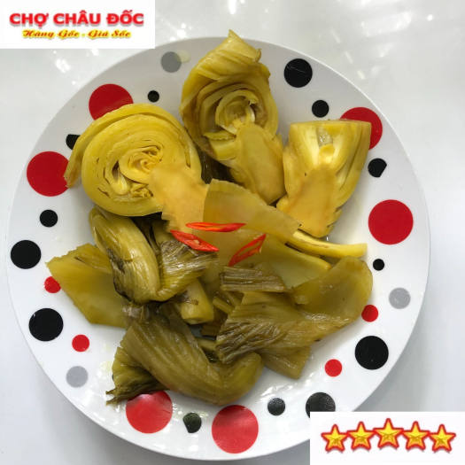 1kg Dưa Cải Muối Chua Châu Đốc Giòn Thơm Hương Vị Miền Tây ( Không Cân Nước )
