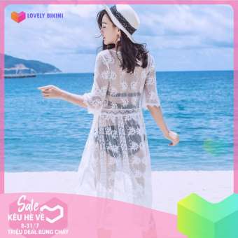 Áo lưới đi biển form dài