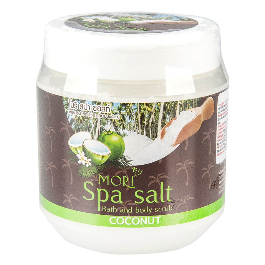 Muối tắm spa sữa dừa mori 700gr