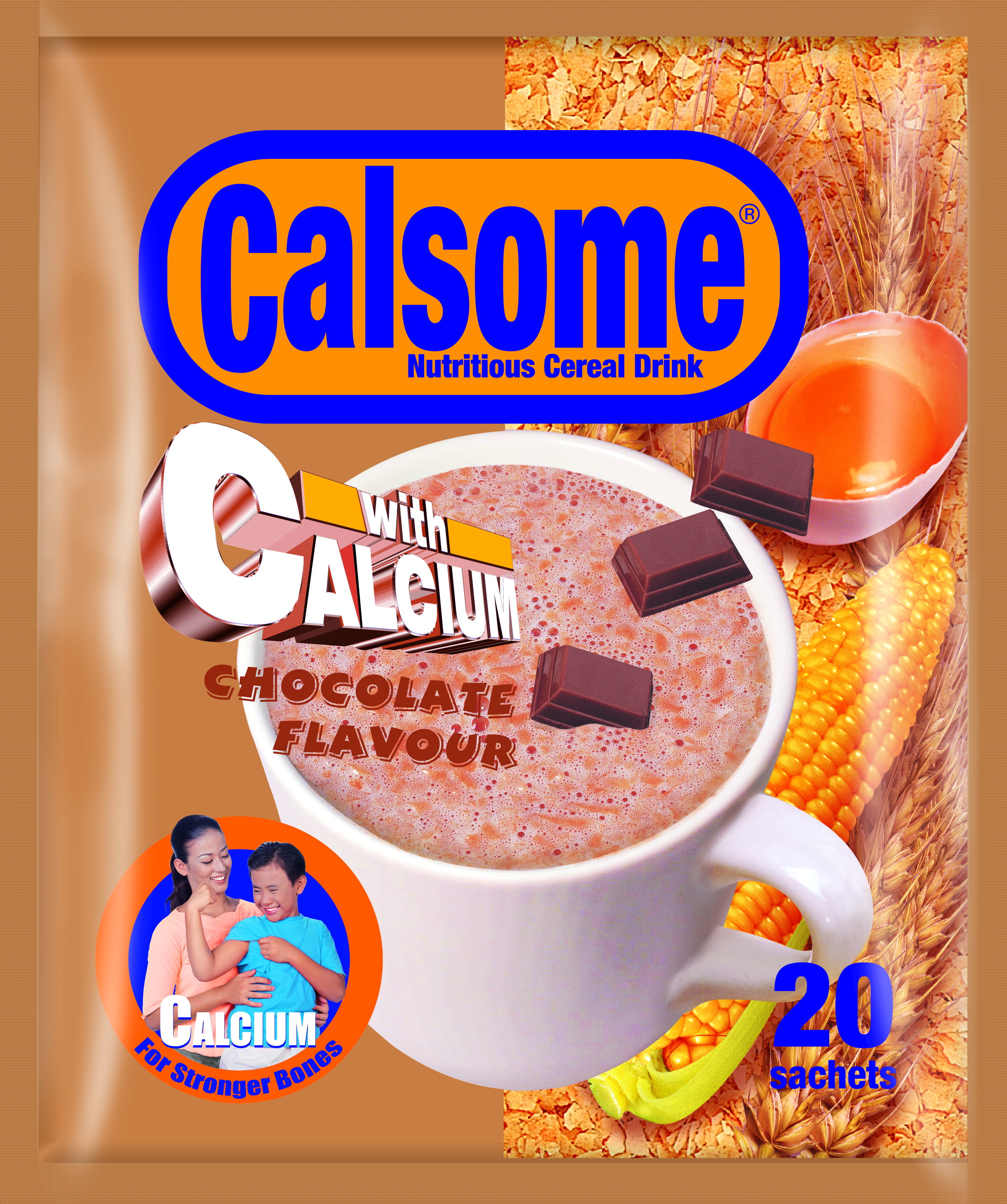 Ngũ cốc Calsome hương Socola