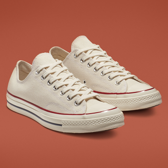 Giày thể thao nam nữ Converse 1970S Cream low (cv 1970s trắng kem thấp cổ+ túi converse+ tất+ Bill)