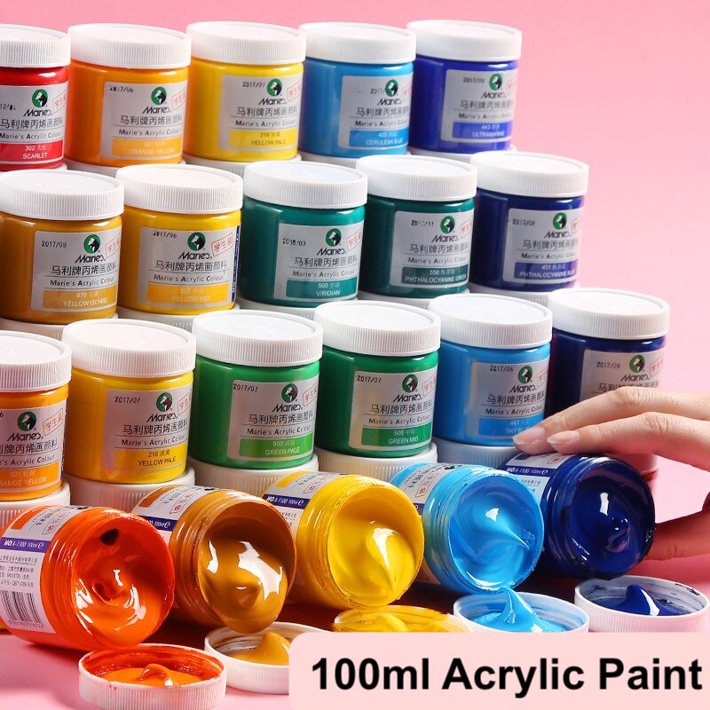 16Colors 20ml Stain Glass Paint Waterproof Glass Ceramics Decorate