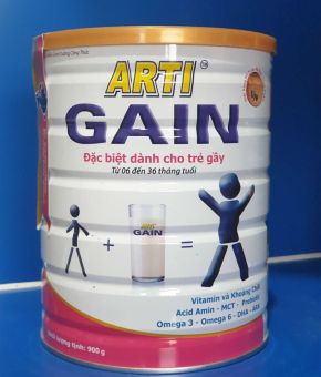 Sữa bột Arti Gain Hồng 06-36 tháng tuổi 900g (DATE MỚI)