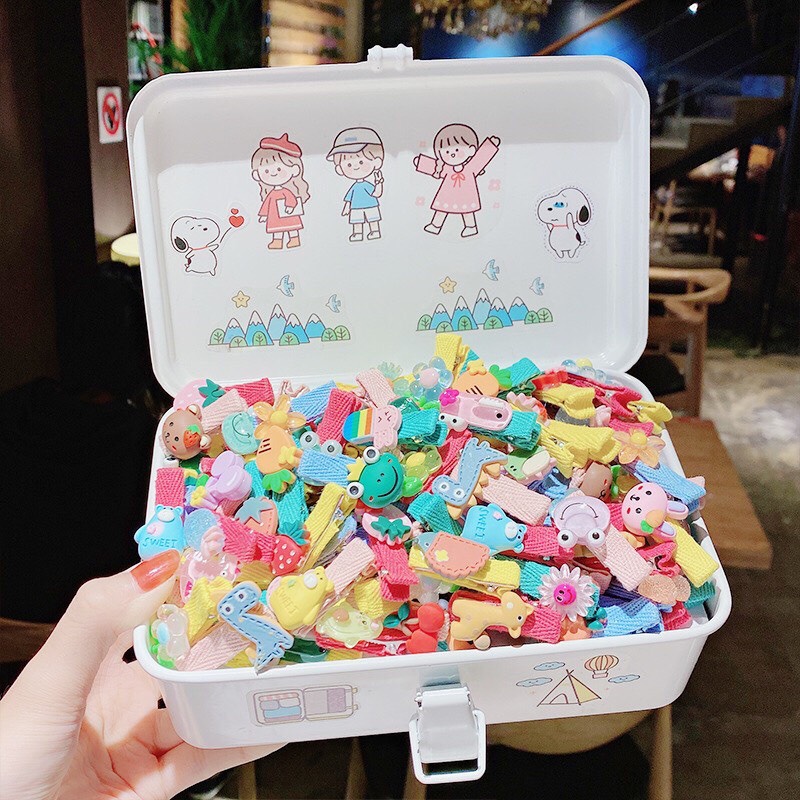 Set 2 kẹp icon dễ thương - kẹp mỏ vịt cute mika mika