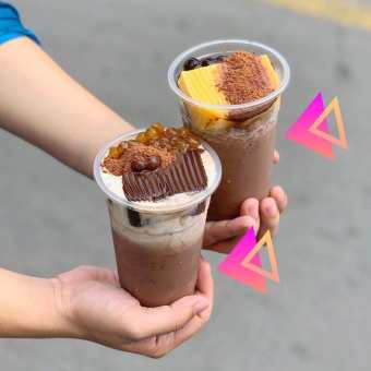 Set milo dầm Trân châu Pudding