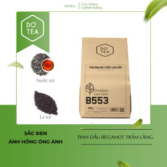 Hồng trà pha trà sữa, gói 500gam trà đen bá tước cao cấp B553 Dotea, thơm trà và mùi tinh dầu vỏ cam Bergamot, nguyên liệu chuyên dùng cho pha chế trà sữa bá tước