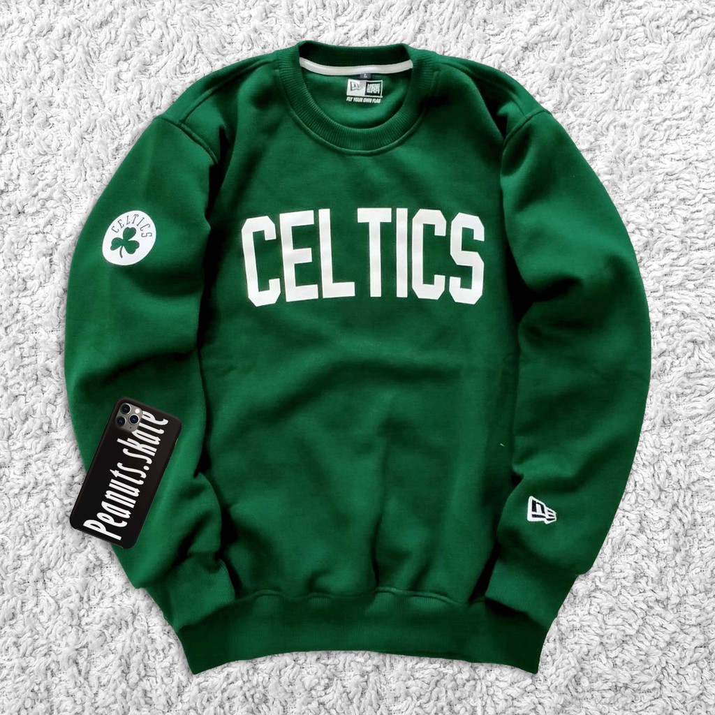 boston celtics crewneck sweater