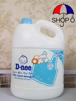 Nước giặt xả Dnee 3000ml - Màu xanh