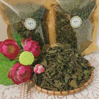 Trà Lá Tía tô phơi khô tự nhiên_Túi 250g nguyên lá _VuongPhongGreenFarm