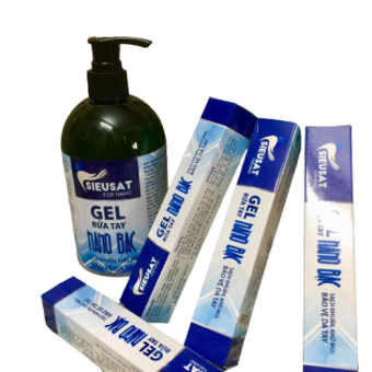Gel Rửa Tay Khô Nano Bạc SIEUSAT FOR HAND Chai Có Vòi 500ml Sạch Khuẩn Khử Mùi Bảo Vệ Da Tay _ Canary Health & Beauty