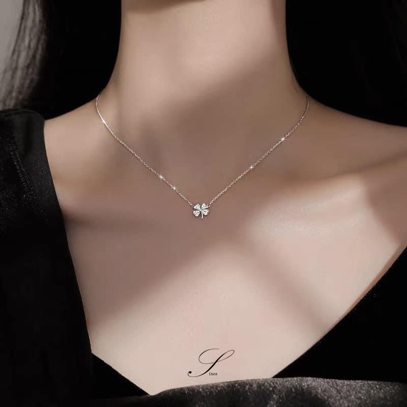 Dây chuyền bạc nữ cỏ 4 lá nhà since