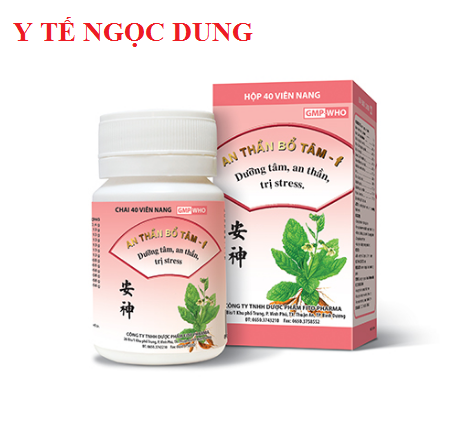 An thần bổ tâm-f dưỡng tâm 16 vị quí, an thần, đánh tan stress. chai 40v