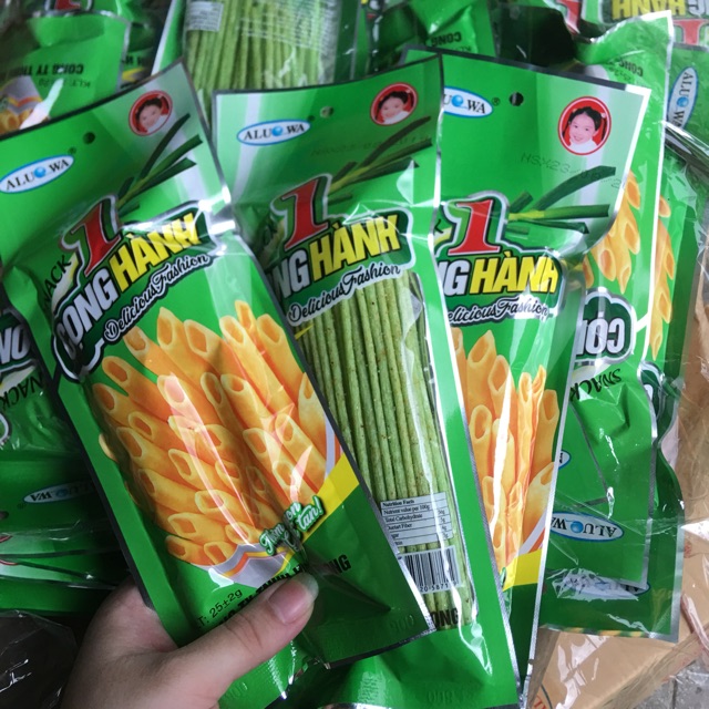 Combo 10 gói snack cọng hành thơm ngon
