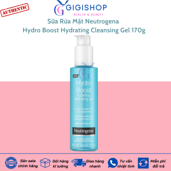 Sữa rửa mặt Neutrogena Hydro Boost Hydrating Cleansing Gel 170g [Bill Mỹ]