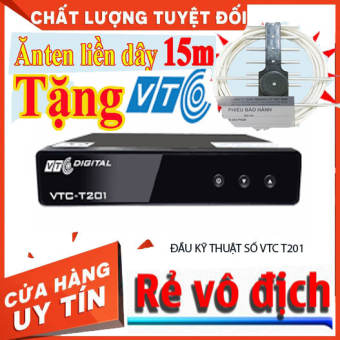 Đầu thu-Đầu thu truyền hình mặt đất- Đầu thu kỹ thuật số DVB vtc t201