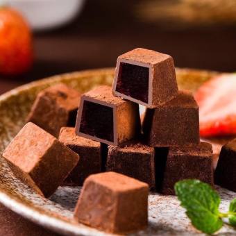 Lẻ 2 viên Kẹo Socola Trufle nhân trái cây hộp 158gr