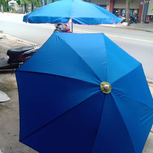 Dù che nắng ngoài trời dù che nắng lớn dù che mưa KHÔNG KÈM ĐẾ - Đường kính 2m2 cao 2m5 chất liệu Polyester chống thắm nước bền màu độ bền cao sử dụng lâu dài