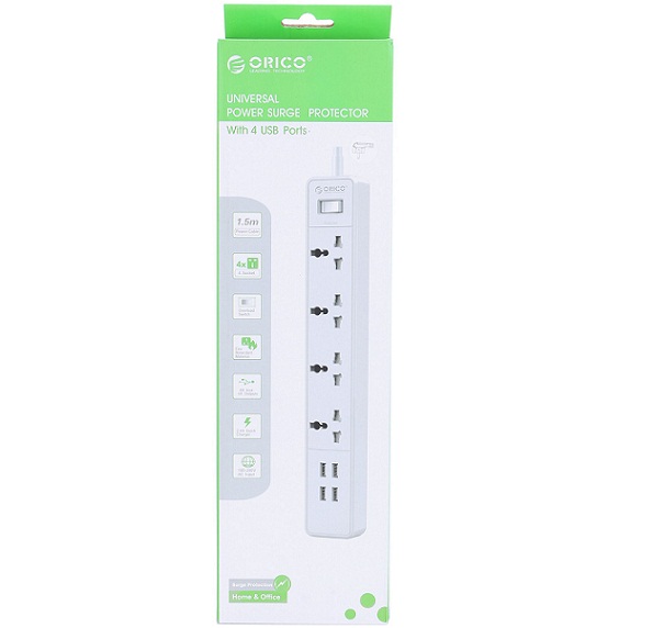 Ổ cắm điện orico tích hợp sạc osc-4a4u