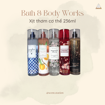 Xịt thơm cơ thể Body mist Bath & Body Works 236ml