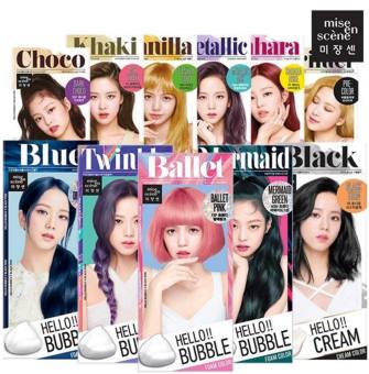 Thuốc Nhuộm Tóc BlackPink/ Thuốc Nhuộm Tóc Tại Nhà Dạng Bọt Mise en Hello Bubble