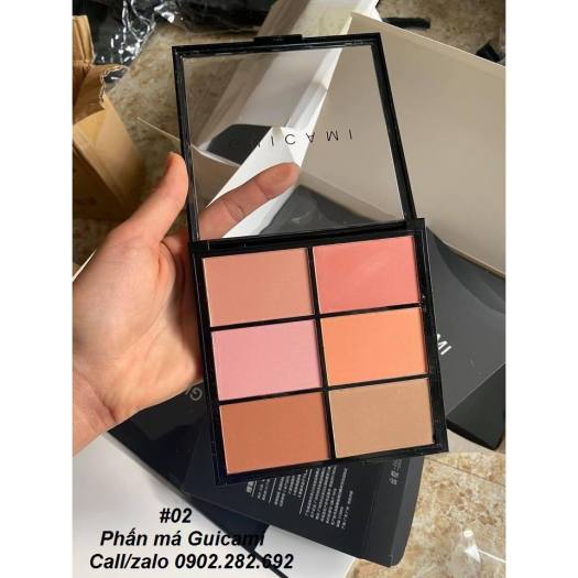 Bảng Má/ Phấn Má Hồng Guicami 6 Ô