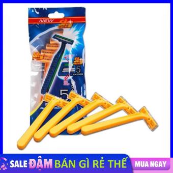 Set 5 Dao Cạo Râu Lưỡi Kép Cho Phái Mạnh