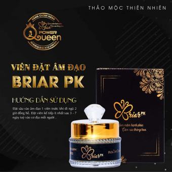 [Chính Hãng] Nguyên hộp 10 viên đặt phụ khoa se khít cô bé Briar PK thảo mộc tầm xuân