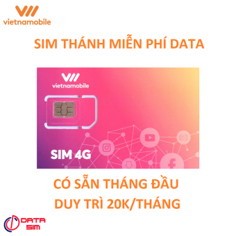 SIM VIETNAMOBILE THÁNH HI DATA KHÔNG GIỚI HẠN 4G