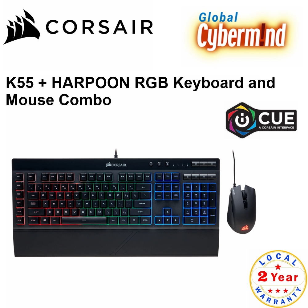 K55 + HARPOON RGB Keyboard and Mouse Combo