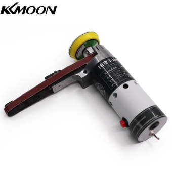 KKmoon Máy Mài Đai Điện Máy Mài Đai Mini Máy Mài Điện Máy Mài Nhỏ Máy Mài Đai Điện Cầm Tay Kèm Đai Chà Nhám