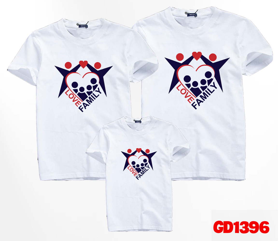 Áo gia đình Vải cotton 4 chiều