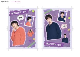 Sticker LOTTE XYLITOL x BTS ( MẪU NGẪU NHIÊN)