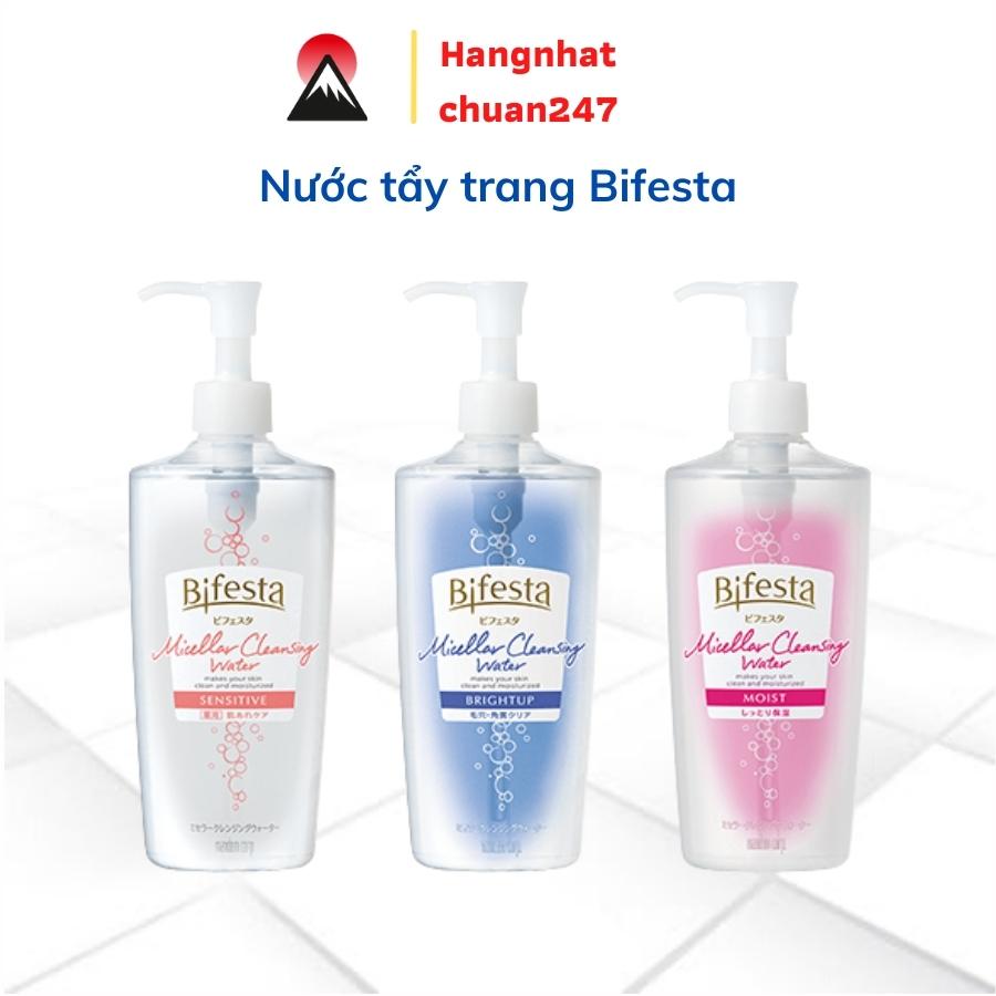 Nước Tẩy Trang Bifesta Cleansing Lotion 400 ml tẩy sạch sâu dưỡng ẩm chống lão hóa sáng da cải thiện da xỉn màu tẩy tế bào chết tốt da dầu và da nhạy cảm