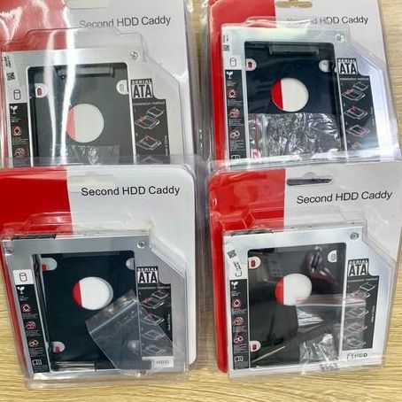 Caddy bay vỏ nhôm cho ổ cứng sata 3 loại mỏng và dày