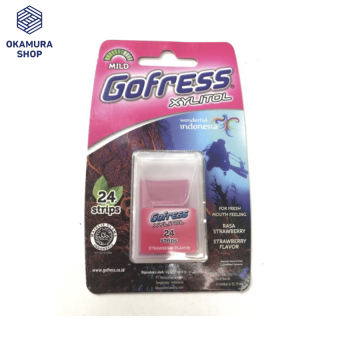 Kẹo Lá Ngậm Thơm Miệng Gofress vị Dâu đỏ