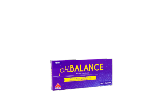 Viên đặt pH.BALANCE, hộp 7 viên (pH.BALANCE - The gynecological suppository, box containing 7 suppositories)